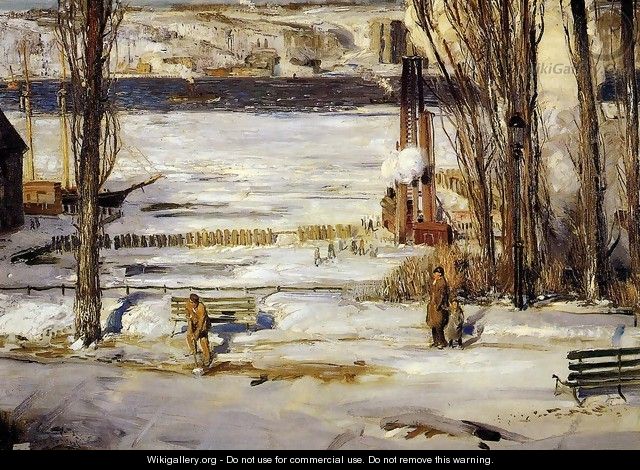 A Morning Snow - George Wesley Bellows
