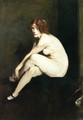 Nude Girl Miss Leslie Hall - George Wesley Bellows