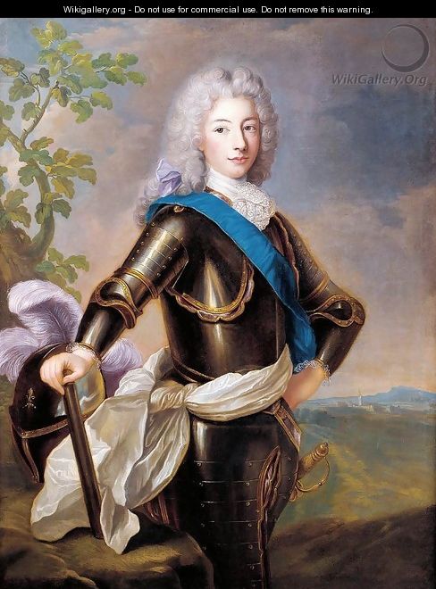 Portrait of Louis XV - Alexis-Simon Belle