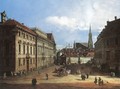 Vienna, the Lobkowitzplatz - Bernardo Bellotto (Canaletto)