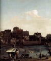 Pirna Seen from the Harbour Town (detail) 1753-55 - Bernardo Bellotto (Canaletto)
