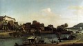 Pirna Seen from the Harbour Town 1753-55 - Bernardo Bellotto (Canaletto)