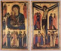 Madonna and Child with Saints and Crucifixion 1260-70 - Bonaventura Berlinghieri