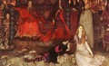 The Play Scene in "Hamlet" 1897 - Edwin Austin Abbey