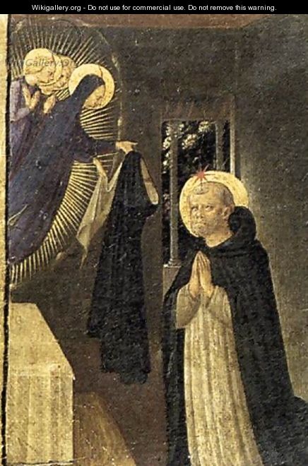The Virgin Consigns the Habit to St Dominic 1433 - Angelico Fra
