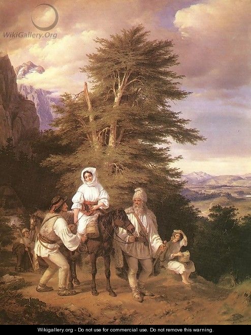 Rumanian Family Going to the Fair 1843-44 - Miklos Barabas