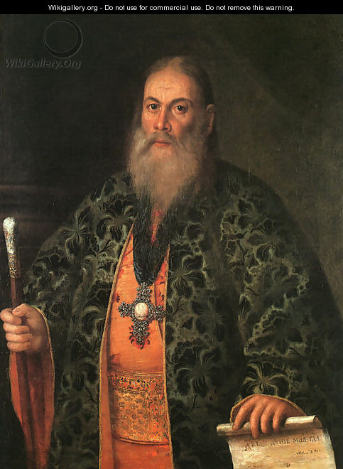Portrait of Father Fyodor Dubyansky, 1761 - Aleksei Antropov