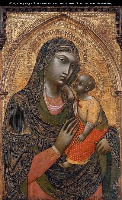 Virgin and Child 1360s - Barnaba Da Modena