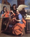 St Luke Displaying a Painting of the Virgin 1652-53 - Giovanni Francesco Guercino (BARBIERI)