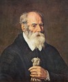 Portrait of an Old Man with Gloves - Marcantonio Bassetti