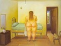 The Bedroom 1996 - Fernando Botero