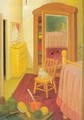 The Bedroom 1993 - Fernando Botero