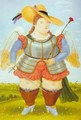 Saint Michael Archangel 1986 - Fernando Botero