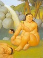 The Waterfall 1996 - Fernando Botero