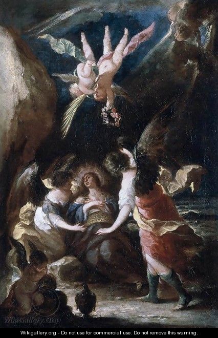 The Death of the Magdalene 1667 - Jose Antolinez