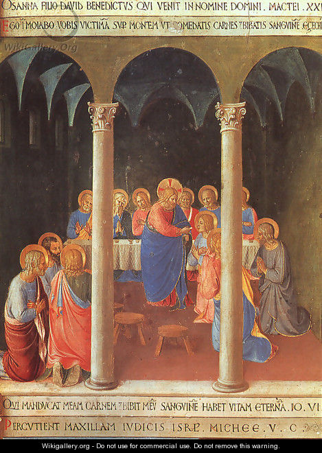 Communion of the Apostles 1450 - Angelico Fra