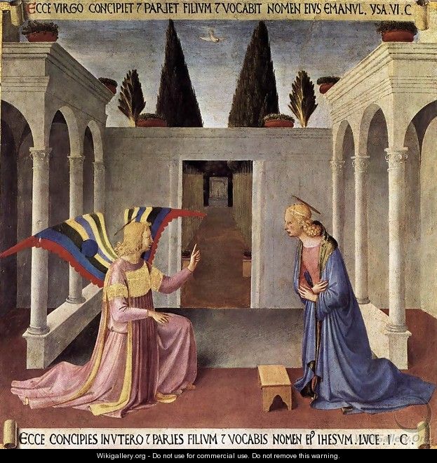 Annunciation 1450 - Angelico Fra