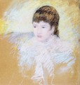 Young Girl With Brown Hair Looking To Left - Mary Cassatt