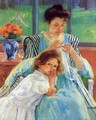 Young Mother Sewing - Mary Cassatt