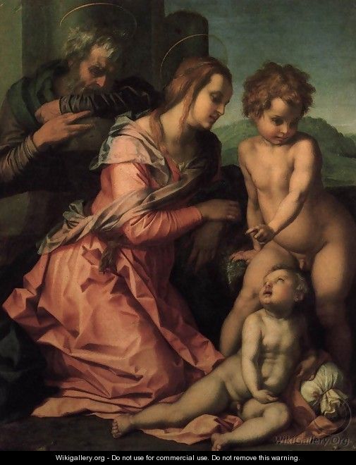Holy Family 1520 - Andrea Del Sarto