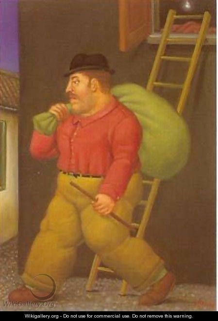 A Thief 1994 2 - Fernando Botero