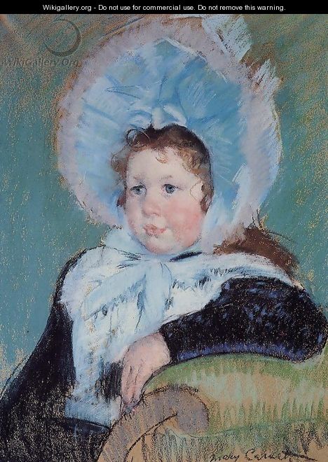 Dorothy In A Very Large Bonnet And A Dark Coat - Mary Cassatt
