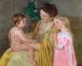 Mother And Two Children - Mary Cassatt