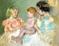 Sara And Her Mother With The Baby - Mary Cassatt