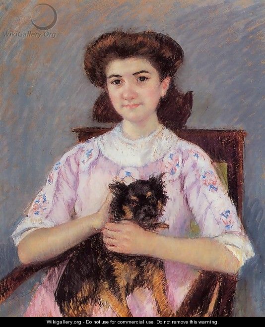 Portrait Of Marie Louise Durand Ruel - Mary Cassatt