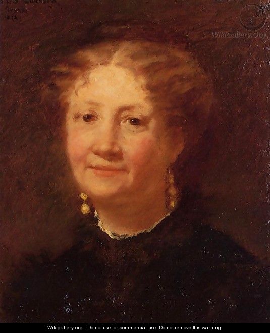 Portrait Of Madame Cordier - Mary Cassatt