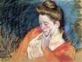 Portrait Of A Young Woman - Mary Cassatt