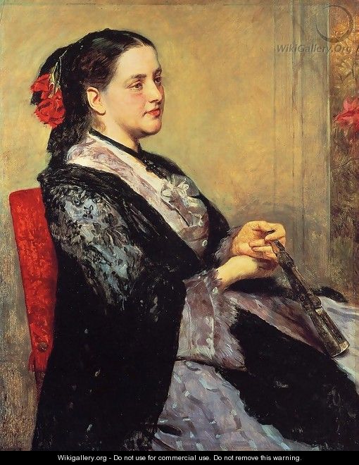 Portrait Of A Lady Of Seville - Mary Cassatt