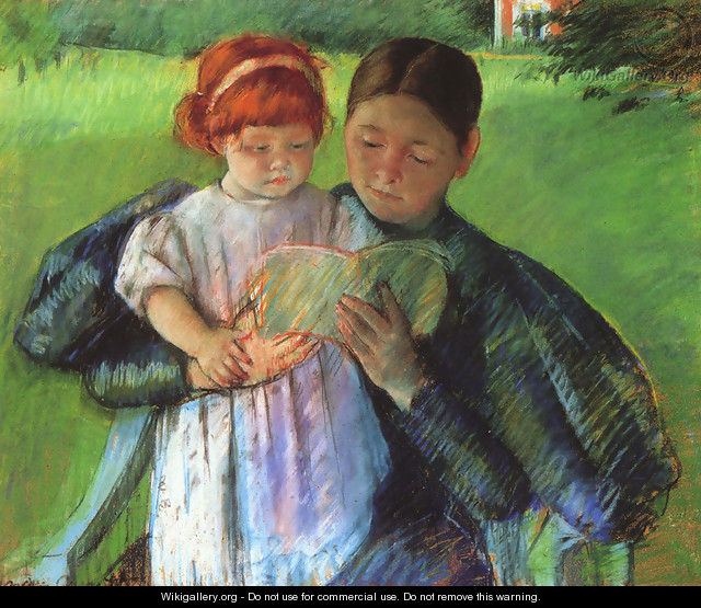 Nurse Reading To A Little Girl - Mary Cassatt