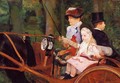Woman And Child Driving - Mary Cassatt