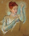 The Long Gloves - Mary Cassatt