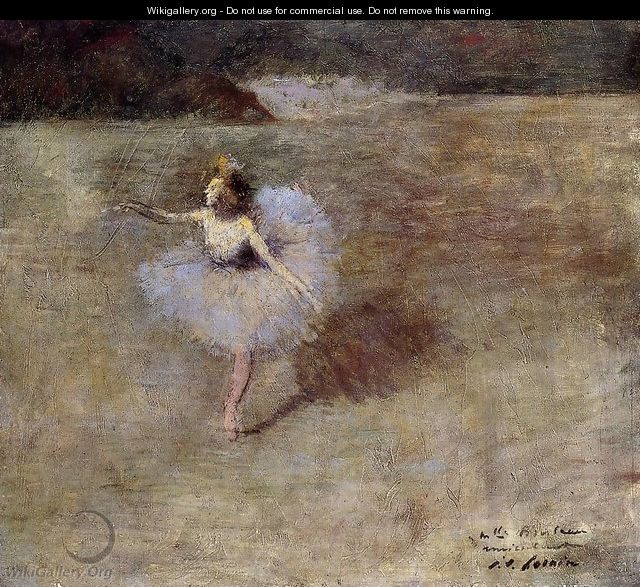 Dancer In Pink Tights - Jean-Louis Forain