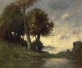 Banks Of The Marne Near Angers - Paul Trouillebert