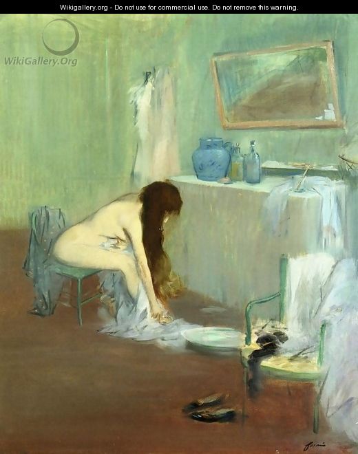 Woman At Her Toilette - Jean-Louis Forain