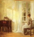 Waiting By The Window - Carl Wilhelm Holsoe