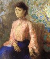 Portrait Of Jeanne Chaine - Odilon Redon