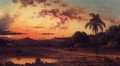 Sunset A Scene In Brazil - Martin Johnson Heade