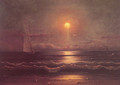 Sailing By Moonlight - Martin Johnson Heade