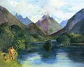 Entrance To Tautira River Tahiti - John La Farge