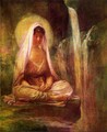 Kwannon Meditating On Human Life - John La Farge