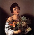 Boy with a Basket of Fruit (Giovane con un cesto di frutta) -  Caravaggio