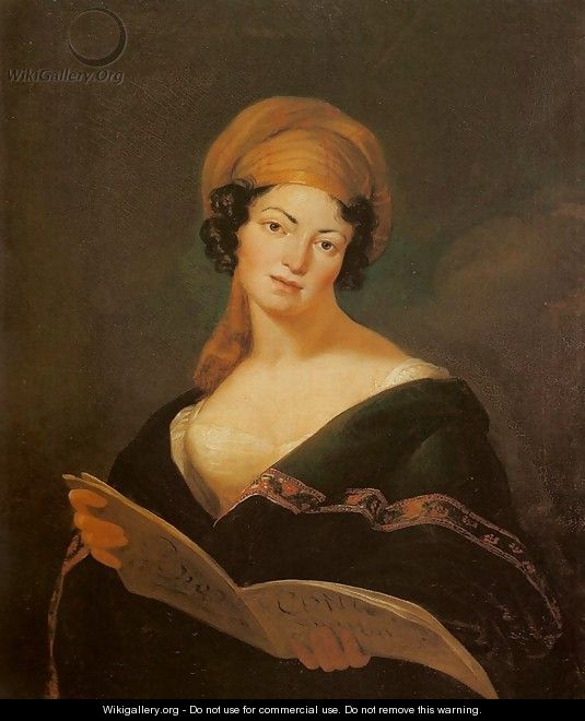 Portrait of Krystyna Frank nee Gerhard - Jan Rustem