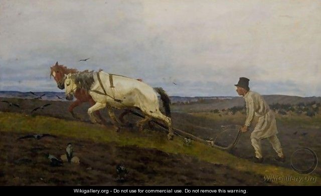 Ploughing - Stanislaw Witkiewicz
