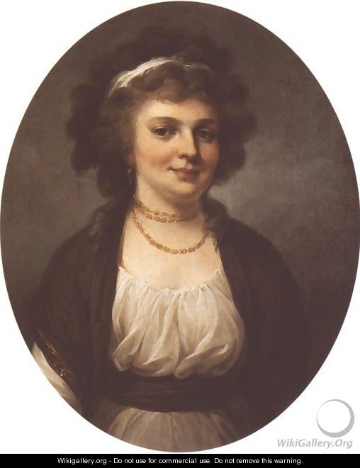 Portrait of Jozefa Chrzanowska - Kazimierz Wojniakowski