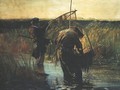 Wading Fishermen - Leon Wyczolkowski