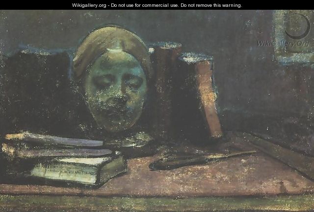 Mask and Books - Wladyslaw Slewinski